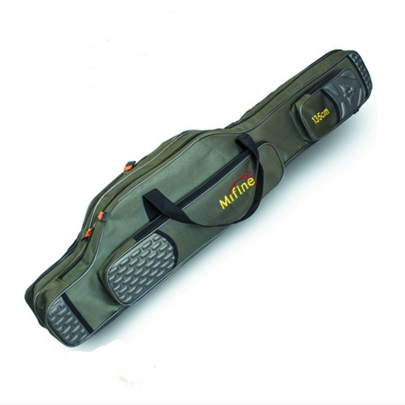 чехол /MIFINE/ 2 кармана, 2 секции,фигурный 1.35 м.(хаки) BE135