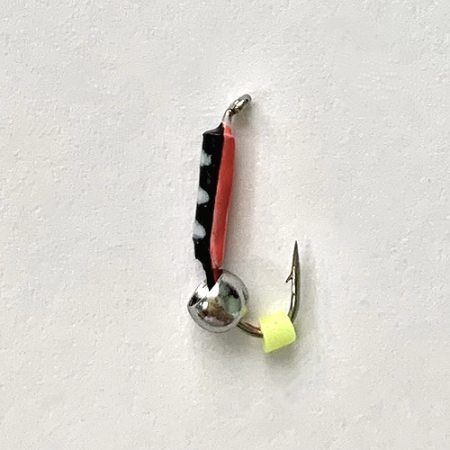 Столбик с белым шариком 1,5 мм ЧЕРНО-КРАСНЫЙ