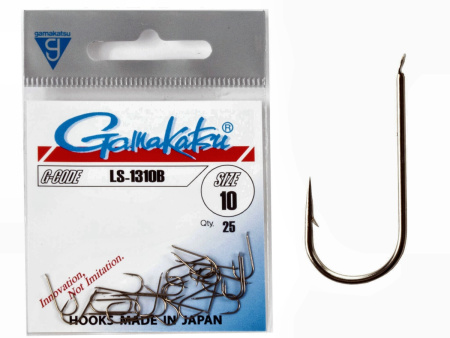 Крючки Gamakatsu LS-1310B HOOKS BRONZE разм. 10 25шт.