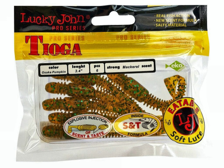 Виброхвосты съедоб. искусст. LJ Pro Series TIOGA 3.4in (08.64)/PA19 6шт.