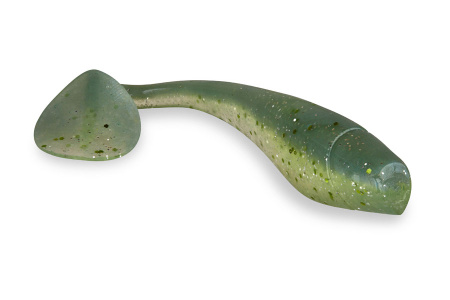 Съедобный силикон виброхвост AKKOI PUFFY 115 OR16