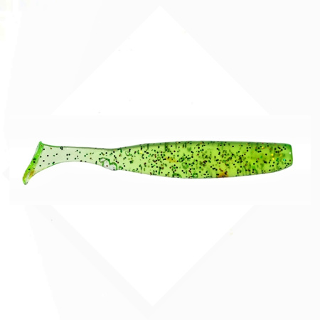 Приманка ZUB-IZI 125мм(4,8")-5шт, (цвет 351) шартрез с блестками