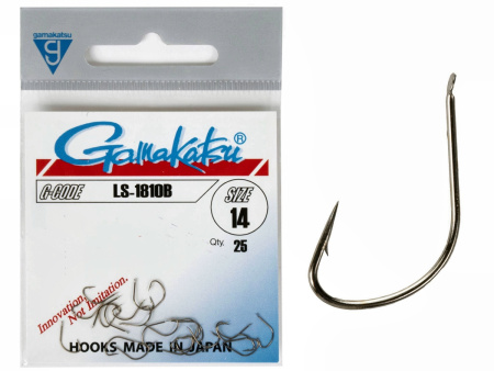 Крючки Gamakatsu LS-1810B HOOKS BRONZE разм. 14 25шт. Крючки Gamakatsu LS-1810B HOOKS BRONZE разм. 14 25шт.