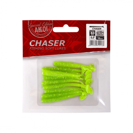 Силиконовая приманка AKKOI CHASER  50mm цвет SC01 Силиконовая приманка AKKOI CHASER  50mm цвет SC01