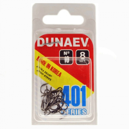 Крючок Тройник Dunaev  401 #10 (упак. 8 шт)