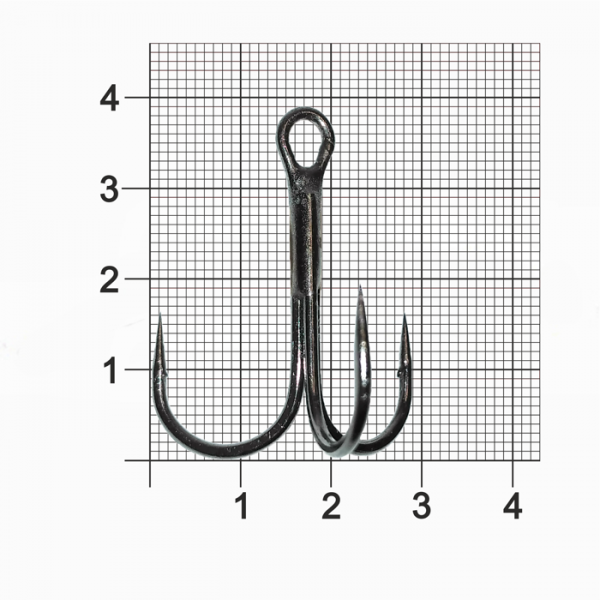 Крючок Тройник Dunaev  401 #  3/0 (упак. 4 шт)