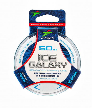 Леска Intech Ice Galaxy 50м голубая (0,167mm (2,45kg )) Леска Intech Ice Galaxy 50м голубая (0,167mm (2,45kg ))