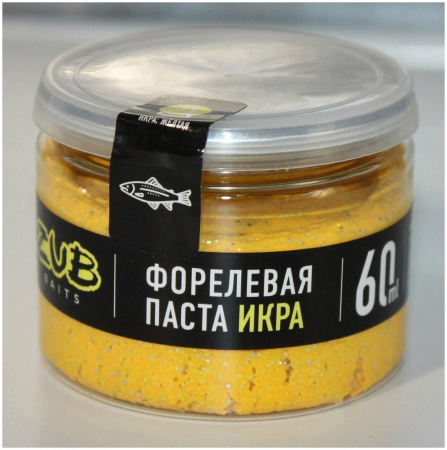 Паста ZUB 60мл Форель "Икра" Желтая