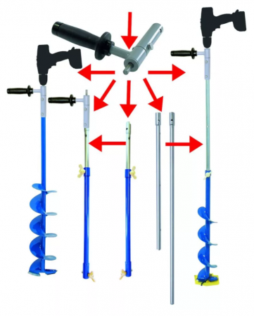 Вставка 545мм для ледобуров телескопических NERO (203-110Т, 203-130Т, 203-150Т)