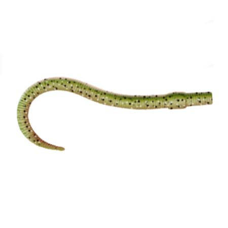 Приманка ZUB-WORM  75мм(3")-7шт, (цвет 503) коричневый с блестками