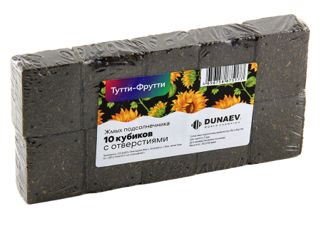 Жмых DUNAEV подсолнечный Тутти фрутти 300г.