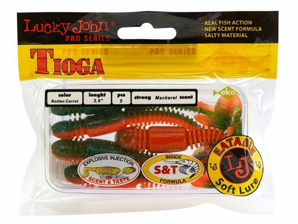 Виброхвосты съедоб. искусст. LJ Pro Series TIOGA 3.9in (10.00)/T56 5шт. Виброхвосты съедоб. искусст. LJ Pro Series TIOGA 3.9in (10.00)/T56 5шт.