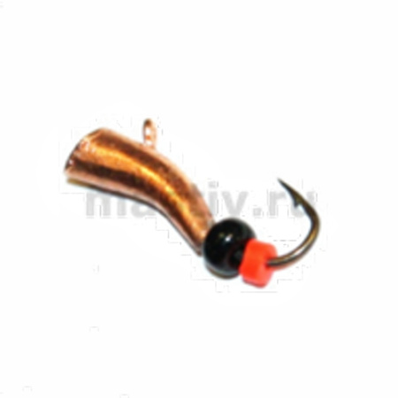 Мотылёк 2,5 петля медь, бисер, 0,4гр.