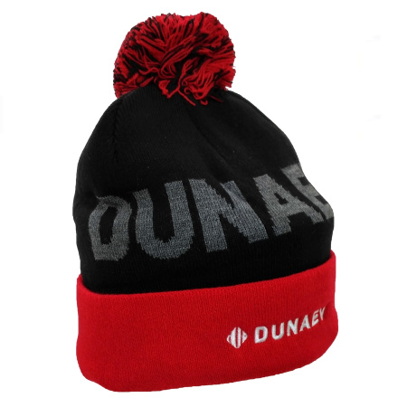 Шапка черная с помпоном "DUNAEV" Шапка черная с помпоном "DUNAEV"