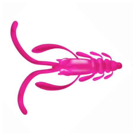 Приманка ZUB-NIMFA 35мм(1,4")-12шт, (цвет 150) розовый