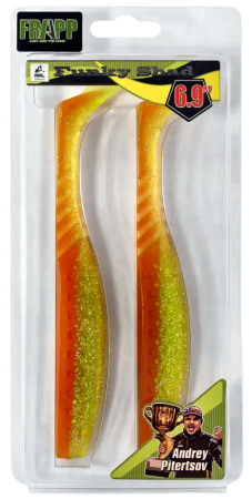 Приманка силиконовая Frapp Funky Shad 6,9" #28 (2 шт/уп)