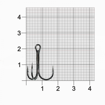 Крючок Тройник Dunaev  401 # 4 (упак. 8 шт)
