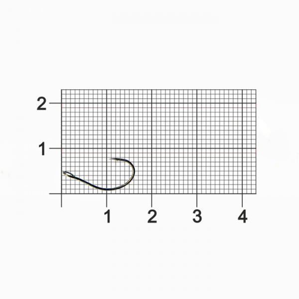 Крючок Dunaev Trout Super Black # 8 (упак. 7 шт)