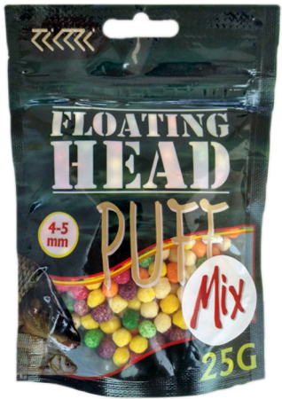 Плавающая насадка PUFF воздушное тесто 4-5 мм.МИКС цветной