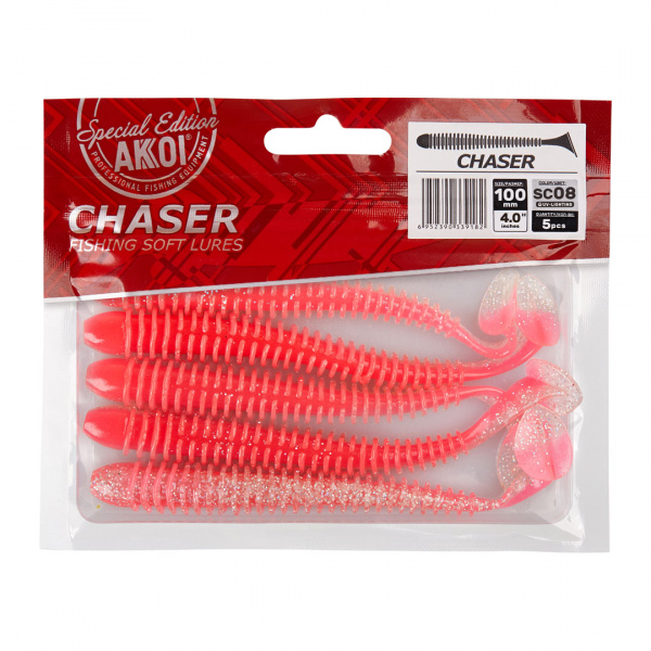 Силиконовая приманка AKKOI CHASER 100mm цвет SC08 Силиконовая приманка AKKOI CHASER 100mm цвет SC08