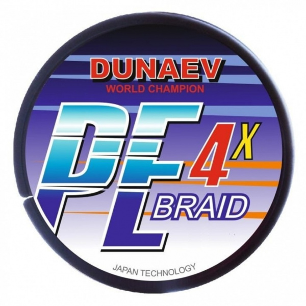 Шнур DUNAEV BRAID PE X4 150м 0,18мм коричневый