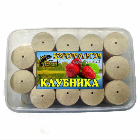 Технопланктон Клубника (60г/шт; уп/14шт)