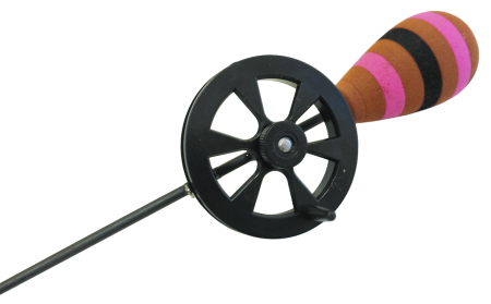 Удочка зимняя Profilux "Капля-Спорт", Цв. ZEBRANO 46 (коричневый, розовый, черный)