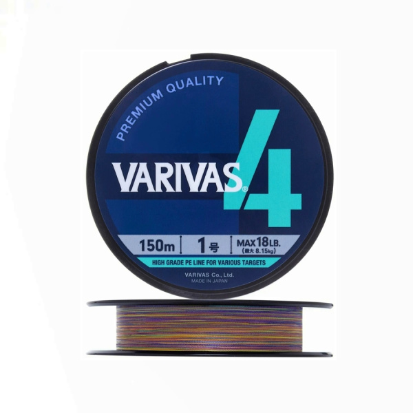 Плетеный шнур VARIVAS PE 4 150m 1.0 Marking