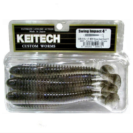 Приманка силиконовая Keitech Swing Impact 4" #440 Electric Shad