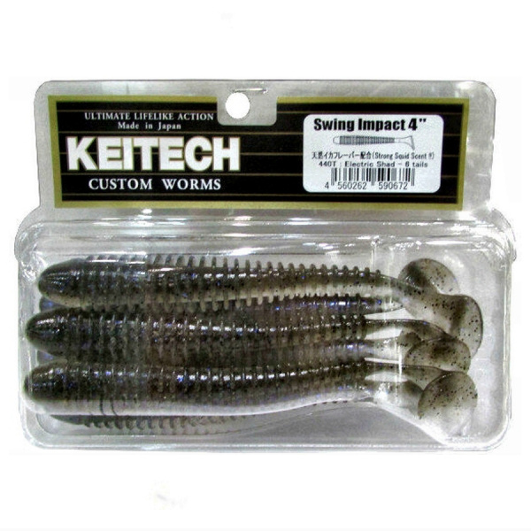 Приманка силиконовая Keitech Swing Impact 4" #440 Electric Shad Приманка силиконовая Keitech Swing Impact 4" #440 Electric Shad