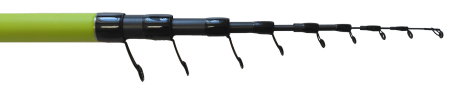 Удилище телескопическое с кольцами (болонское)  "LANA BOLO" FISH CRYSTAL, длина 6 м (20-50Gr)