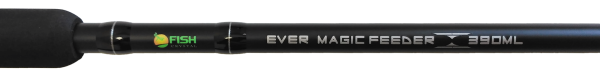 Удилище фидерное "EVER MAGIC FEEDER" FISH CRYSTAL , тест до 90 г, 3.90 м, 3+3 tips Удилище фидерное "EVER MAGIC FEEDER" FISH CRYSTAL , тест до 90 г, 3.90 м, 3+3 tips