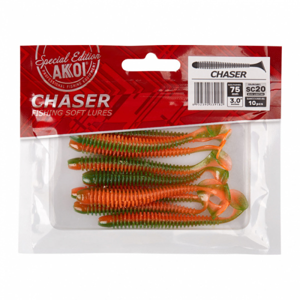 Силиконовая приманка AKKOI CHASER  75mm цвет SC20 Силиконовая приманка AKKOI CHASER  75mm цвет SC20