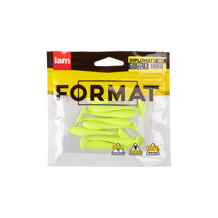 Силиконовая приманка FORMAT DIPLOMAT 50mm (8шт.) цвет F20