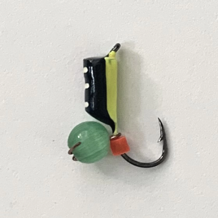 Столбик Кошачий глаз 3,0 мм подвесной ЧЕРНО-ЖЕЛТЫЙ