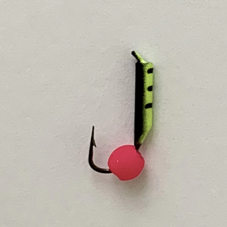 Безнасадка 1,5 желтый+черный, неоновый шар, 0,2гр. (розовый)