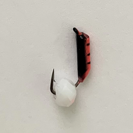 Безнасадка 2 красный+черный, гр шарик, 0,5гр. белый