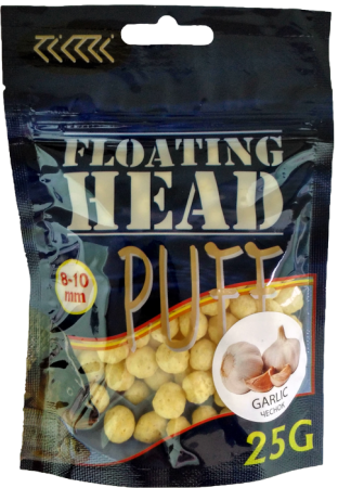 Плавающая насадка PUFF воздушное тесто 8-10 мм ЧЕСНОК белый
