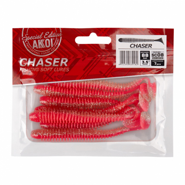 Силиконовая приманка AKKOI CHASER  88mm цвет SC08 Силиконовая приманка AKKOI CHASER  88mm цвет SC08