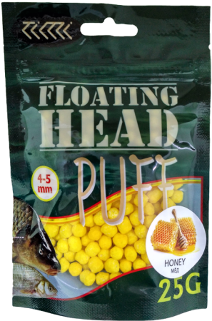 Плавающая насадка PUFF воздушное тесто 4-5 мм.МЁД жёлтый
