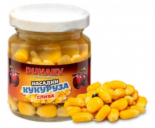 Насадка стеклобанка "Дунаев Кукуруза" 100мл Слива