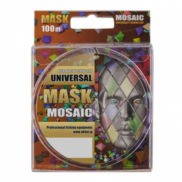 Монофильная леска MASK UNIVERSAL (100m) d0,125mm