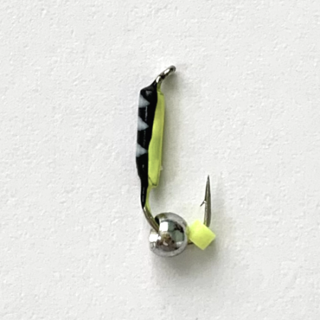 Столбик с белым шариком 1,5 мм ЧЕРНО-ЖЕЛТЫЙ
