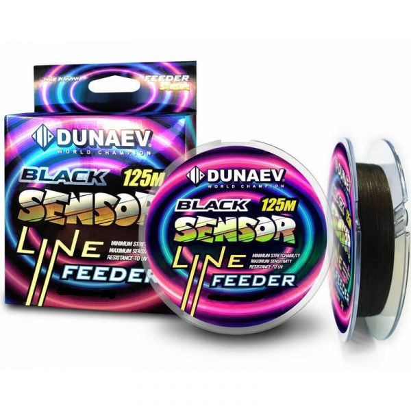Леска Dunaev Black Sensor 0.235мм 125м Леска Dunaev Black Sensor 0.235мм 125м
