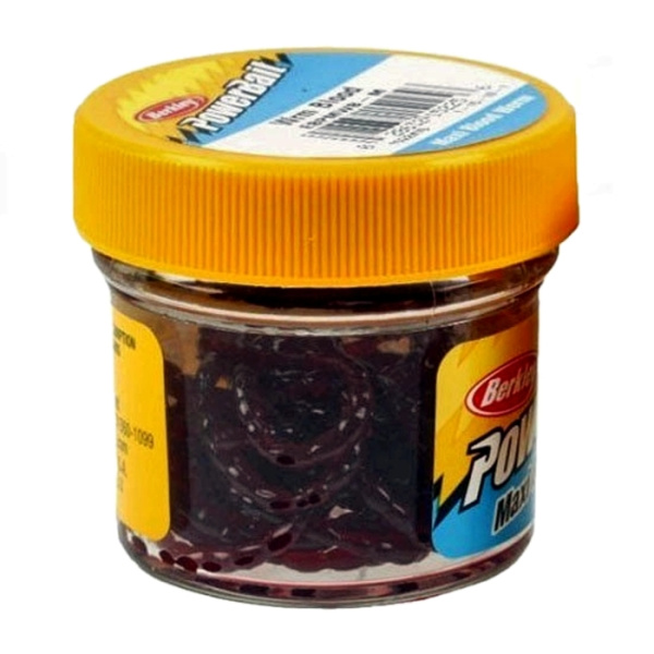 Приманка мягкая мотыль Berkley Powerbait Blood Worm Maxi Blood Red
