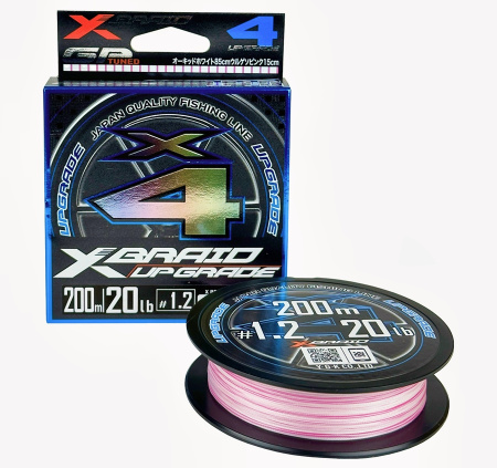 Плетеный шнур X-Braid Upgrade x4 200м 1.2