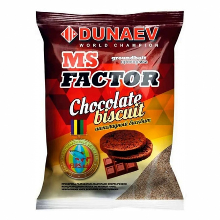 Прикормка "DUNAEV-MS FACTOR" 1кг Шоколадный бисквит