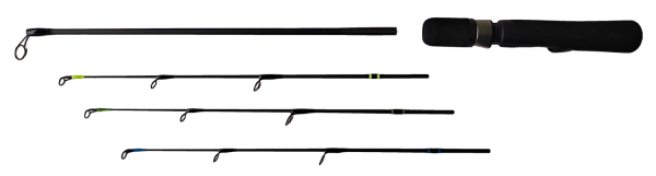 Удилище зимнее разборное ZUB Icer Compact Комплект 3 хлыста (ML, MH, H )