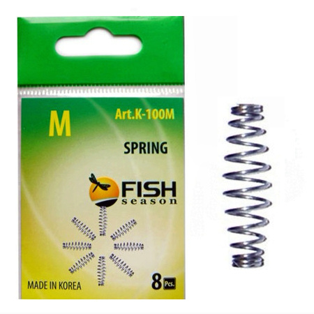 Пружинка на цевьё крючка (для пасты и пр.) L (упак. 8 шт)