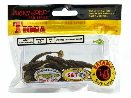 Виброхвосты съедоб. искусст. LJ Pro Series TIOGA 2.9in (07.40)/PA03 7шт.